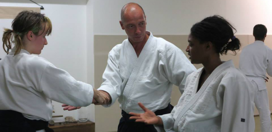 Stage aikido paris Sadek Khettab shidoin, Fabrice Mahieux shidoin et Anne Ducouret shidoin